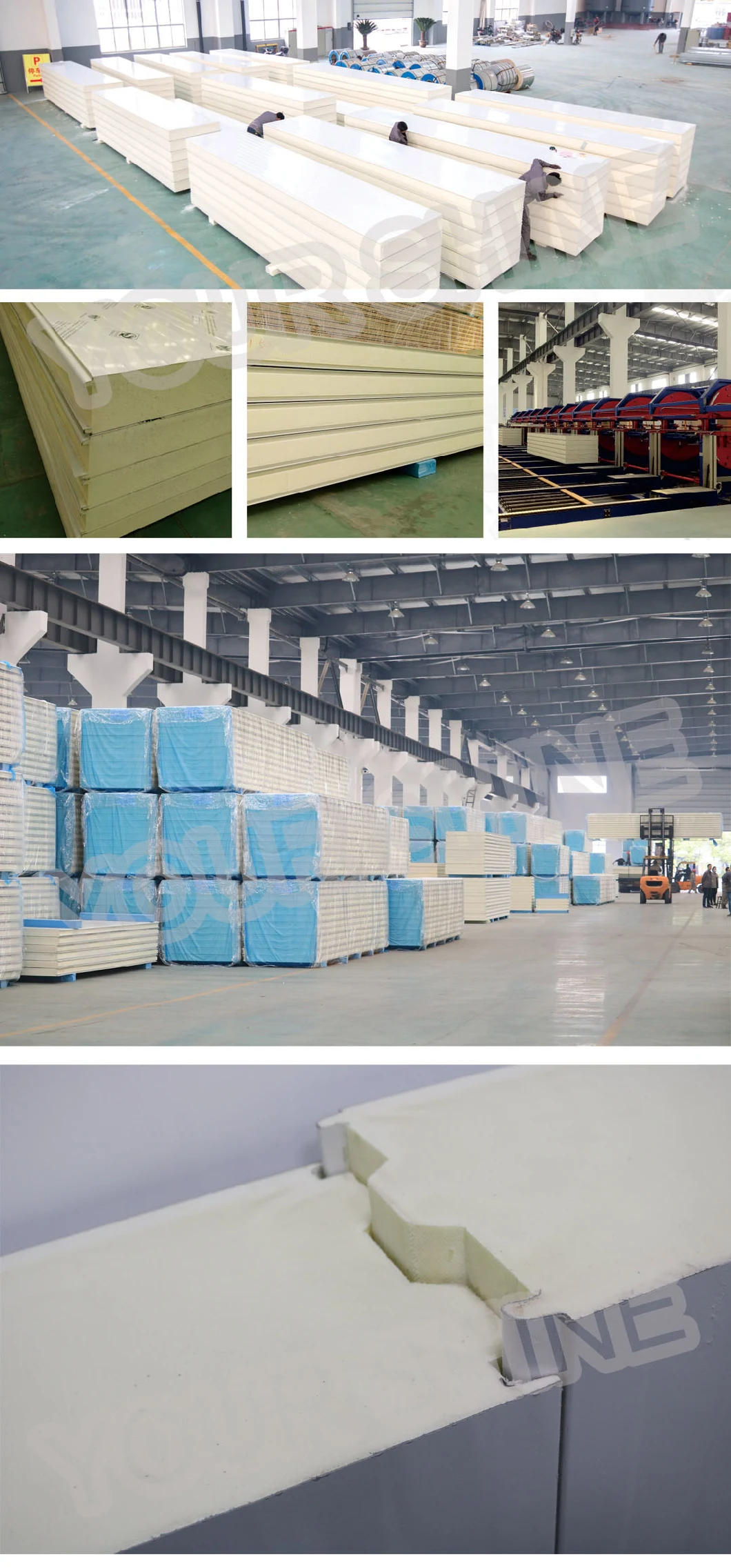 Cheaper Price PIR PUR PU Sandwich Panel for Wall and Roof Nice Looking Cold Room Made of Cheap Sandwich Panel