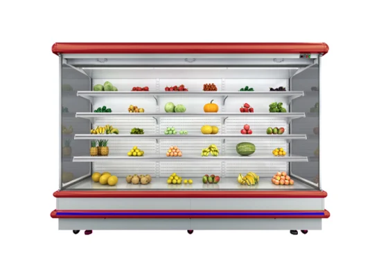 Vitrine de supermercado Open Chiller Multidesk Display Desk Equipamento de refrigeração aberto de alta qualidade