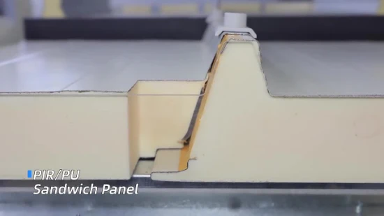 30mm/50mm/100mm/150mm/200mm/250mm /PU/PIR/Painel sanduíche de poliuretano para parede/teto/teto/divisória